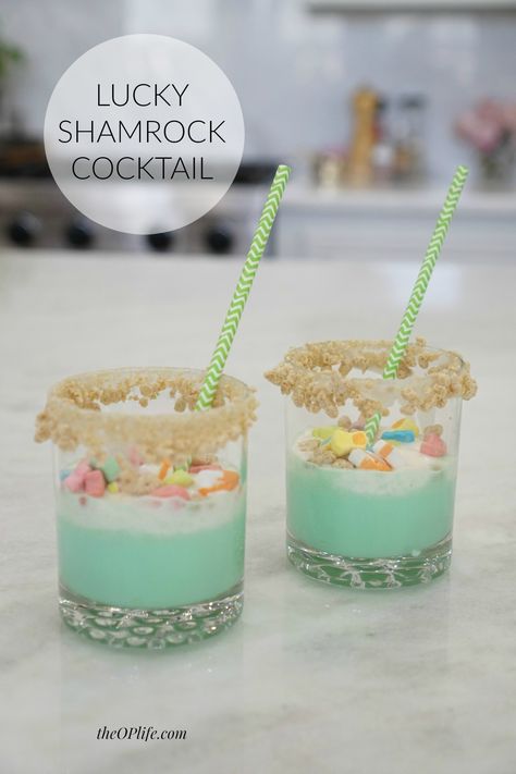 Lucky Charms Ideas, Lucky Charms Cocktail, Magically Delicious, St Patrick’s Day Lucky Charms, Lucky Charms Party, Lucky Charm Party, Lucky Charms Costume, March Birthday Party Ideas, Lucky Charms Cereal