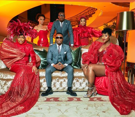 Many top celebs are getting their outfits ready for Durban July 2023 and here is the full list of this year's kings and queens. Durban July Fashion Outfit, Fashion Outfit 2023, Jessica Nkosi, July Fashion, Outfit 2023, Peacock Dress, Kings And Queens, Gold Outfit, North Park