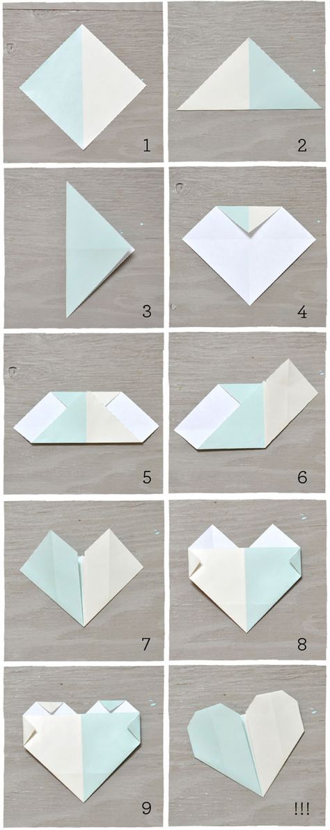 Hart Origami, Origami Kutu, Origami Tattoo, Origami Tutorial Easy, Origami Step By Step, Tutorial Origami, Origami Ball, Origami Decoration, Origami For Beginners