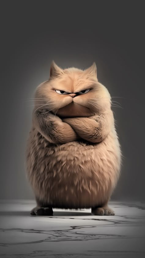 Cat Phone Wallpaper, Cat Hacks, Angry Cat, Cute Cat Wallpaper, Cute Cartoon Pictures, Cat Posters, Fluffy Cat, Funny Cat Pictures, Funny Animal Memes