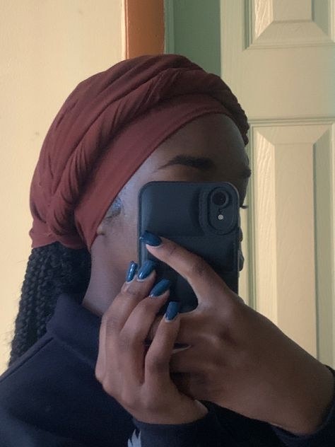 Braids And Hair Wraps, Headscarf On Braids, Cute Head Wraps Style, Turban With Braids, Hair Wrap Styles Black Women, Head Wraps With Braids, Scarf Natural Hairstyles, Scarf Hairstyles With Braids, Head Scarf Styles With Braids