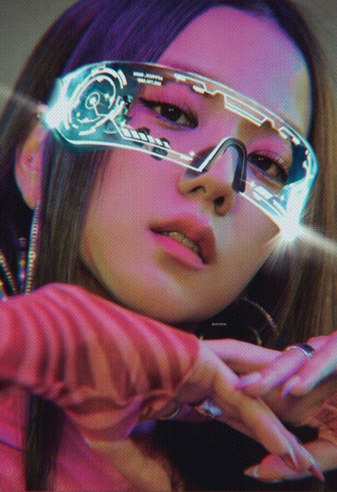 Cyberpunk Accessories, Futuristic Glasses, Glowing Glasses, Future Album, Mad Hat, Eleven Paris, Cyberpunk Girl, Cyberpunk Aesthetic, Futuristic Art