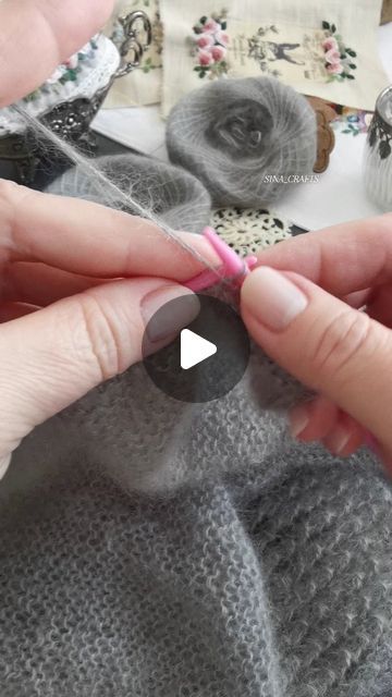 Sina Crafts on Instagram: "Making mohair blouse. Knitting therapy" Knitting With Mohair Yarn, Mohair Patterns Free, Mohair Yarn Projects, Mohair Sweater Pattern Free Knitting, Mohair Knitting Patterns, Blouse Knitting, Mohair Sweater Pattern, Mohair Scarf, Mohair Knit