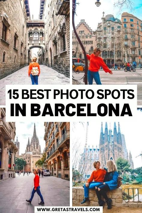 15 Best Photo Spots In Barcelona Barcelona Places To Take Photos, Barcelona Instagram Spots, Barcelona Instagram Pictures, Barcelona Picture Ideas, Barcelona Photo Ideas, Barcelona Photoshoot, Places In Barcelona, Greece Cruise, Barcelona Trip