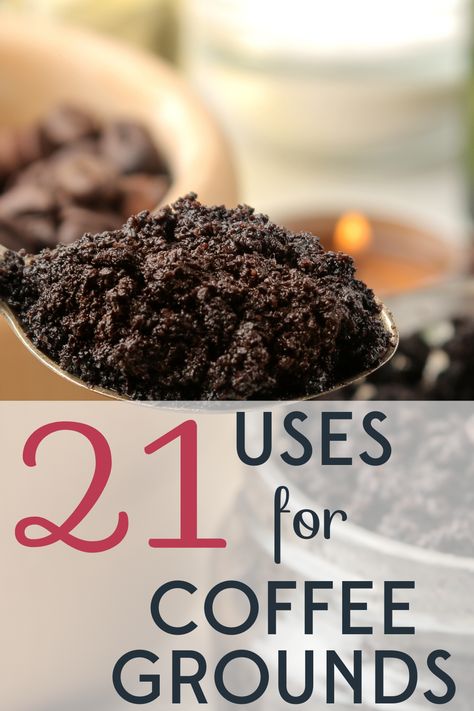 21 Reuses for Coffee Grounds Reuse Coffee Grounds, Organized Finances, Uses For Coffee Grounds, Coffee Grinds, Vegetable Gardens, Coffee Uses, Grow Beard, Coloring Easter Eggs, Diy Coffee