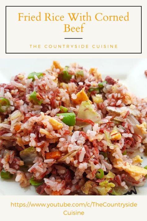 Corned Beef Fried Rice, Breakfast Ideas Filipino, Cooking Videos Breakfast, Filipino Fried Rice, Rice With Egg, Make Fried Rice, Breakfast Rice, Beef Fried Rice, Fried Rice With Egg