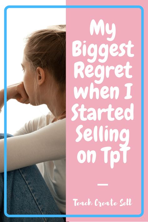 Selling On Tpt, Biggest Regret, High School English Classroom, Teacher Development, Tpt Seller, Teaching English Grammar, Teachers Pay Teachers Seller, Best Online Courses, First Year Teachers