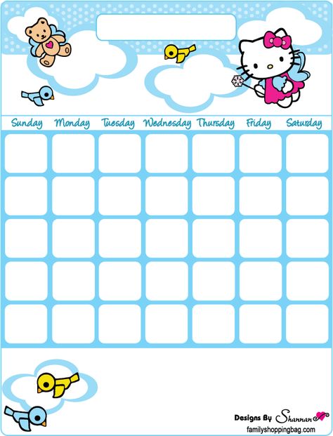 Calendar 2 Hello Kitty Monthly Planner, Schedule Ideas, Notes Inspo, Daily Schedules, Hello Kitty Printables, Barbie Printables, Toddler Homeschool, Writing Paper Printable Stationery, Color Sheets