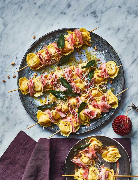 Late Night Wedding Food, Sage Dressing, Late Night Wedding, Sainsburys Recipes, Easy Starters, Easy Lunch Boxes, Skewer Recipes, Sunday Roast, Meat And Cheese