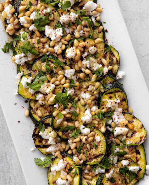 Lemon Grilled Zucchini — Kale Me Maybe Grilled Zucchini Recipes, Fried Zucchini Recipes, Lemon Zucchini, Kidney Recipes, Vegan Grilling, Zucchini Salad, Healthy Vegetable Recipes, Bbq Ideas, Kale Recipes