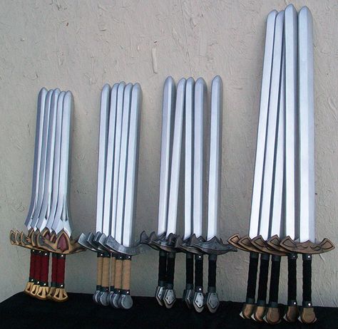 Larp Swords Foam Diy, Larp Swords Foam, Baby Food Schedule, Foam Cosplay, Larp Props, 3d Things, Ancient Armor, Swords Medieval, Apartment Living Room Design