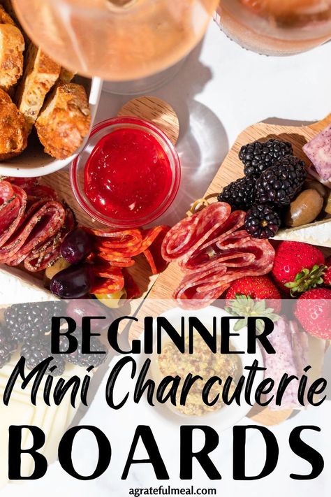 This board is the best mini charcuterie board for beginners. Whether you’re looking for meat and cheese board ideas, meat and cheese tray, holiday charcuterie board ideas, or whatever this will be great for you. Charcuterie board ideas how to build tips are included in the recipe and instructions. Small Cheese Tray Ideas Easy, Mini Charcuterie Boards Diy, How To Make A Mini Charcuterie Board, Char Board Ideas, Small Cheese Board Ideas For Two, Meat And Cheese Board Ideas Simple, Personal Charcuterie Boards, Small Charcuterie Board For 4 People, Charcuterie Board For Two People