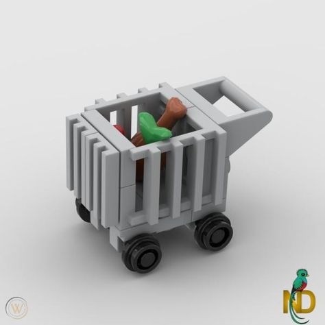 Lego Grocery Store, Lego Storage Organization, Easy Lego Creations, Lego Furniture, Lego Accessories, Turkey Leg, Construction Lego, Micro Lego, Free Lego