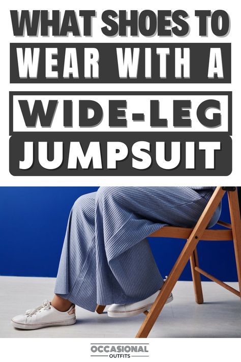 Discover the perfect footwear pairing for your wide leg jumpsuit! Whether it's a casual day out or a chic evening affair, find out What Shoes To Wear With a Wide Leg Jumpsuit to elevate your style. From statement heels to trendy sneakers, we've got you covered. Step up your fashion game with our expert shoe recommendations. #Jumpsuit #Footwear #WhatShoestoWear #Shoes #Widelegjumpsuit #Fashion Shoes To Wear With Jumpsuit Casual, Style A Jumpsuit For Winter, Shoes For Jumpsuit Outfit, How To Wear A Jumpsuit In Winter, Shoes With Jumpsuit Outfit, What To Wear Over A Jumpsuit, Shoes To Wear With Rompers, How To Dress Up A Jumpsuit, Overall Outfit Winter