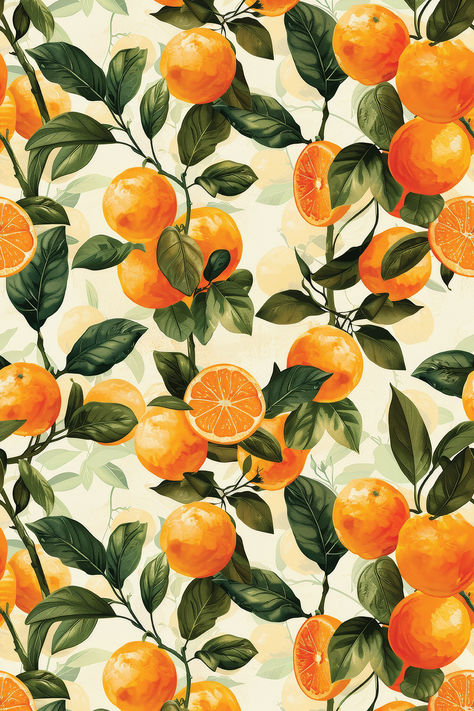 Orange juice is very refreshing. . . . . . . orange fruit, hawaiian pattern, exotic fruit, tropical, tropical pattern, citrus, tangerine, mandarine, orange juice, all over print, clementine, zesty, patterncabinet, pattern cabinet, redbubble products Fruits Wallpaper, Image Orange, Tangerine Art, Tangerine Wallpaper, Background Fruit, Wallpaper With Oranges, Fruit Background, Citrus Wallpaper, Clementine Wallpaper