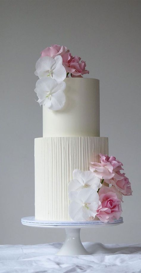 50 Beautiful Wedding Cakes in 2022 : White Two Tier Contemporary Cake Fondant Two Tier Cake, Modern Wedding Cake 3 Tier, Cake Decorating 2 Tier, Simple White 2 Tier Wedding Cake, Simple 2 Tier Wedding Cakes, Indian Wedding Cakes Ideas, 2 Tier Buttercream Wedding Cake, Two Tier Pink Birthday Cake, 2 Tier Wedding Cake Simple