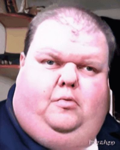 Chewing żucie GIF - Chewing Żucie Fat Man Chewing - Discover & Share GIFs Ugly Hairstyle, Fat Person, Fat Humor, Fat Guy Fashion, Ugly Hair, Ugly Photos, Hairstyle For Men, Short People, 다크 판타지