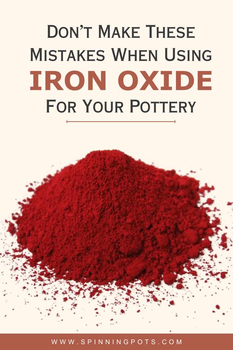 Discover essential pottery tips to avoid common mistakes when using iron oxide for your ceramics. Learn from expert advice and elevate your pottery game! Iron Wash Ceramics, Red Iron Oxide Wash Pottery, Iron Oxide Pottery, Oxide Wash Ceramics, Copper Oxide Ceramics, Pottery Oxides, Iron Oxide Wash Pottery, Oxides On Ceramics, Iron Oxide Ceramics