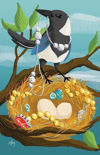 Stormistrations - Illustration & Design - Margie the Magpie Magpie Art, Bird Painting Acrylic, 6th Grade Art, Animal Images, Smart Art, Nature Drawing, Nature Art Painting, Love Illustration, Bird Drawings