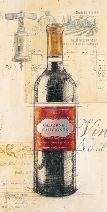 Red Wine I Wine Drawing, Foto Transfer, Wine Decor, Wine Art, Bottle Of Wine, Clip Art Vintage, Vintage Wine, Vintage Diy, Vintage Printables