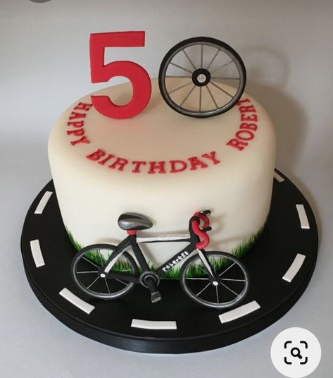 Cycling Cake For Men, Bicycle Cakes For Men, Bicycle Theme Cake, Bike Cake Design, Cycle Cake, Bike Birthday Cake, Cake Bike, Mountain Bike Cake, 60th Birthday Cake For Men