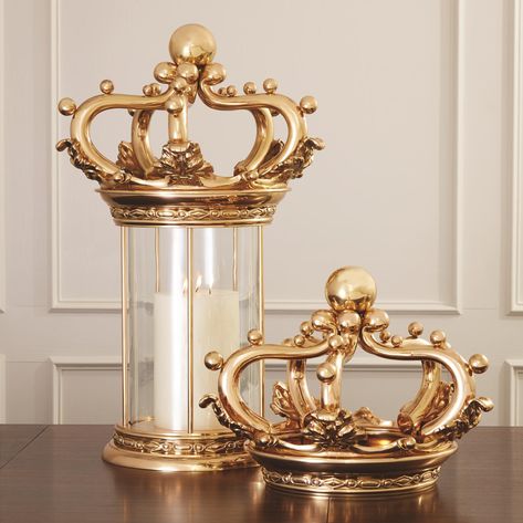 Crown Centerpiece, Wall Nails, Metal Home Decor, Luxury Tableware, Home Needs, Global Views, Bathroom Floor Tiles, Household Furniture, Metal Homes