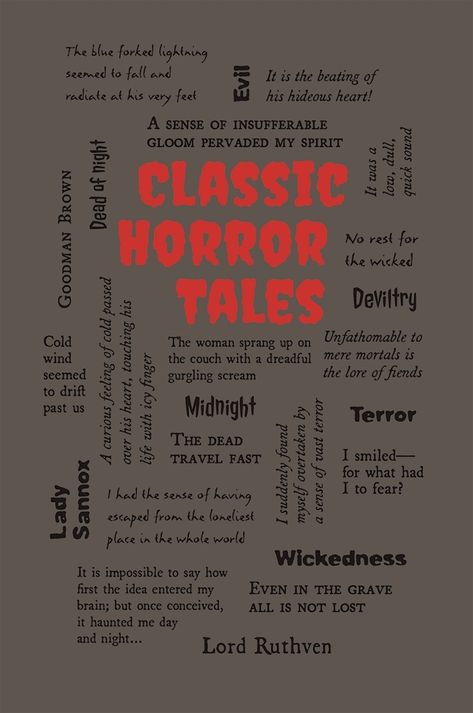 Canterbury Classics, Horror Tale, Washington Irving, Nathaniel Hawthorne, Word Cloud, The Masters, Scary Stories, Classic Horror, Wicked