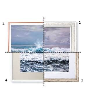 Frames for a soft nature scene Real Simple Magazine, Home Organizing, Picture Frame Colors, Organizing Tips, Travel Design, Real Simple, Art Business, Nature Scenes, Art Gallery Wall