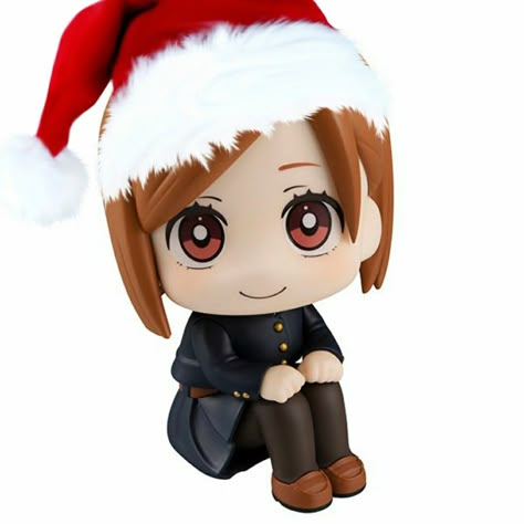 Jjk Christmas Pfp Nobara, Utahime Christmas Pfp, Nobara Christmas Pfp, Jjk Christmas Pfp, Jjk Christmas, Jjk Icons, Christmas Anime, Kugisaki Nobara, Nobara Kugisaki