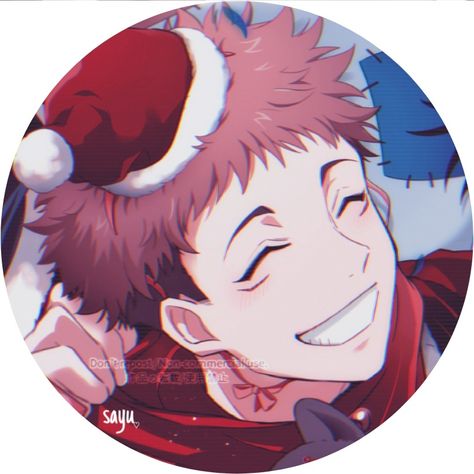 Matching Pfp Jjk, Christmas Anime Matching Pfp, Pfp Jjk, Wall Painting Flowers, Christmas Profile Pictures, Matching Christmas Pfp Friends, Christmas Couple Pictures, Anime Christmas, Friend Anime