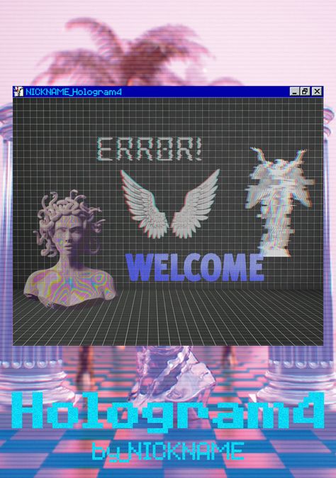 hologram 4 | give me a nickname on Patreon Sims 4 Vaporwave, Give Me A Nickname, The Sims 4 Packs, Sims 4 Cc Furniture, Sims 4 Build, Sims 4 Cc Finds, Ts4 Cc, Playing Video Games, Sims Mods