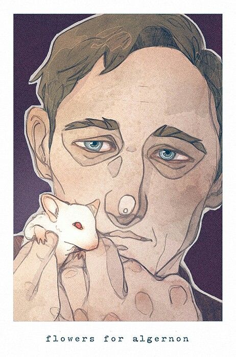 Flowers For Algernon, Dont Touch My Phone Wallpapers, Literature Art, Gay Art, Inspirational Books, Drawing Inspiration, Favorite Books, Digital Illustration, Book Worms