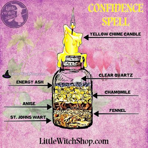 Wisdom Spell Jar, Self Confidence Witchcraft, Confident Spell, Attraction Spell Jar, Self Confidence Spell Jar, Courage Spell Jar, Good Health Spell Jar, Health Spell Jar, Confidence Spell Jar