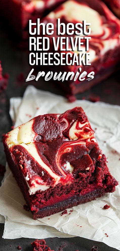 Red Velvet Cheesecake Brownies [80 Minutes] – Chasety Cheesecake Red Velvet Brownies, Red Brownies Velvet, Red Velvet Fudge Brownies, Red Velvet Bars Cream Cheese, Red Velvet Brownie Cheesecake, Red Velvet And Chocolate Cake, Red Velvet Brownies With Cream Cheese, Red Velvet Strawberry Cheesecake, Red Velvet Cake Mix Ideas