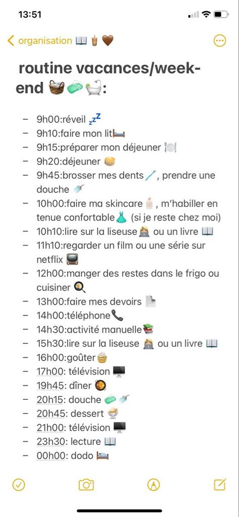 routine pour les vacances <3 en 2022 | Planificateur de leçon, Conseils de vie, Habitudes de vie saines To Do List Morning Routine, Morning Routine Francais, Vacation Routine, Productive School, Moring Routine, Planing Ideas, Get Rid Of Pimples, Rid Of Pimples, Morning Routine Productive