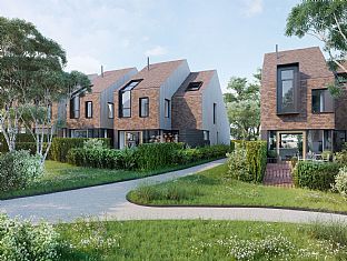 Concept Board Architecture, Brick Houses, Housing Estate, Rural Village, Townhouse Designs, Architecture Awards, Social Housing, High Rise Building, Row House