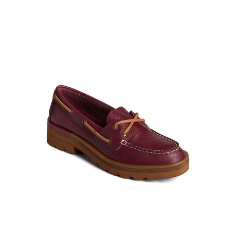 Lug Boat Shoe Bordo Women's Women | Sperry US Sperry Boat Shoes Outfit Women, Sperry Boat Shoes Outfit, Boat Shoes Outfit Women, Boat Shoes Outfit, Sperry Boat Shoes, Sperry Women's, Country Women, Oxford Flats, Shoes Outfit