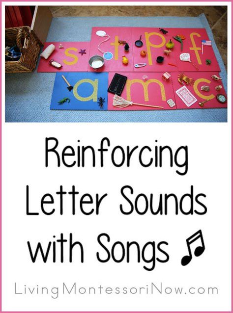 Reinforcing Letter Sounds with Songs Fun Ways To Teach Letter Sounds, Montessori Phonics, Letter Sound Song, Montessori Principles, Sandpaper Letters, Teaching Letter Sounds, Letter Sound Activities, Letter Song, Letter Names