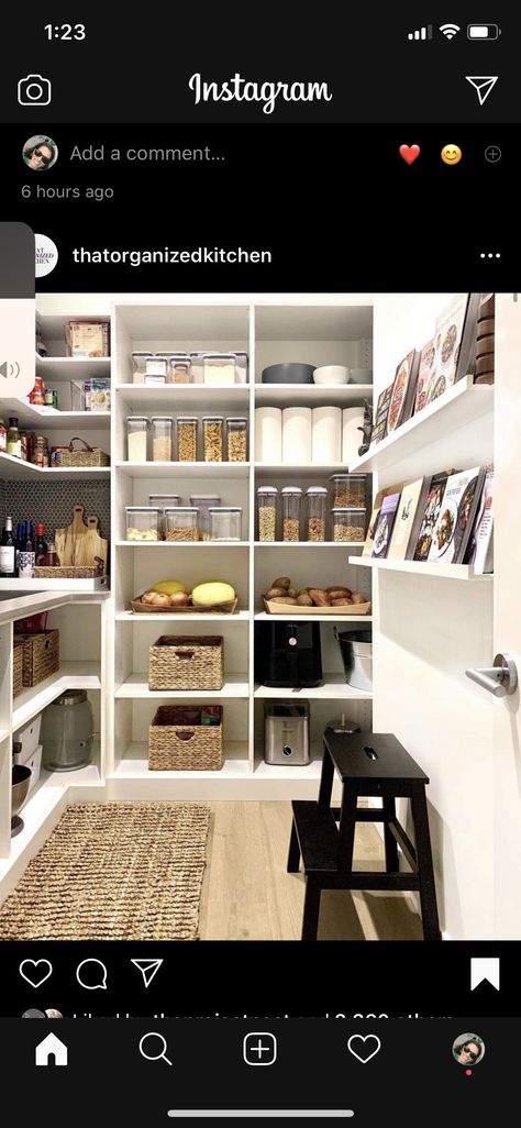 Pantry Goals, Book Ledge, Drink Fridge, Pantry Laundry Room, Southern House, Bunker Hill, Pantry Shelf, Corner Bookcase, Shelving Unit