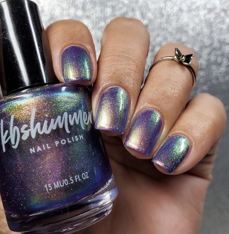 KB Shimmer Lust At Sea Shimmer Nail Polish, La Nails, Nail Shimmer, Nail Polish Collection, Cute Nails, Nail Polish, Nails