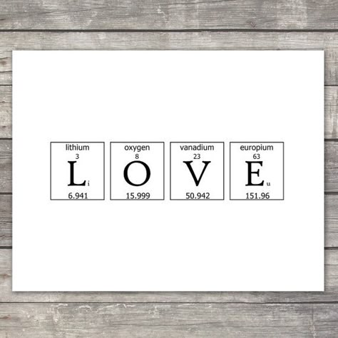 Periodic Table Words, Hubby Quotes, Love Elements, Chemistry Quotes, Science Of Love, Quote About Love, Chemistry Art, Chemistry Basics, Women Science