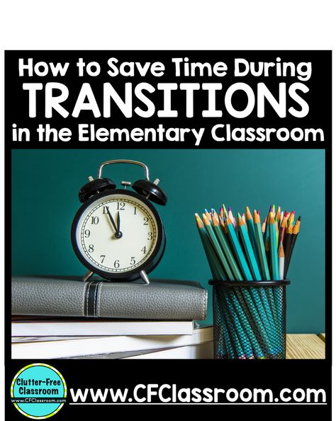 STRATEGIES FOR QUICK CLASSROOM TRANSITIONS | Clutter-Free Classroom | by Jodi Durgin Transition Games, Classroom Transitions, Classroom Hand Signals, Classroom Libraries, Organized Teacher, Transition Activities, Clutter Free Classroom, Teachers Toolbox, Behavior Interventions