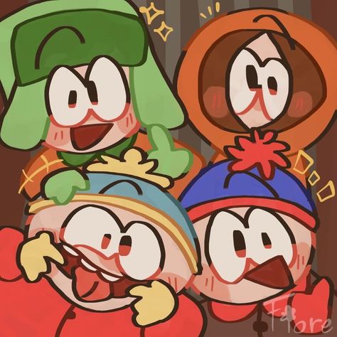 Main 4 South Park Fanart, South Park Cartman Fanart, South Park Profile Picture, South Park Icon, Cartoon Pfp, Kenny South Park, Style South Park, South Park Memes, South Park Funny