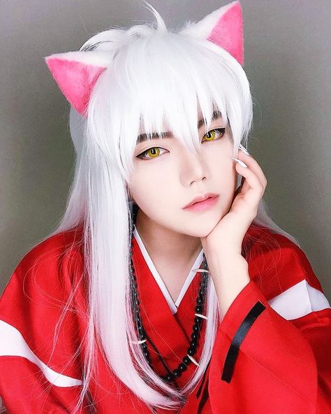 Inuyasha Cosplay, Male Makeup, Boy Character, Cosplay Tips, Cosplay Characters, Inuyasha, Drawing Reference, Cosplay Anime, Cosplay Costumes