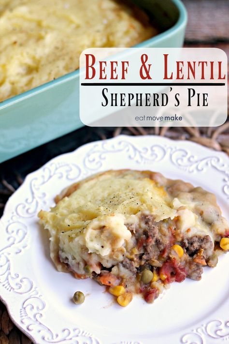 Lentil Shepards Pie, Beef And Lentil, Beef Cottage Pie, Meat Casseroles, Shepherd's Pie Recipe, Work Recipes, Mexican Casserole Recipe, Eating Well Recipes, Meat Casserole