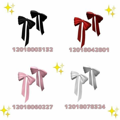 Roblox Gray Hair Codes, Berry Avenue Bow Code, Roblox Id Code Accessories, Bloxburg Bow Code, Bow Codes Bloxburg, Berry Avenue Codes Bow, Roblox Hair Clips Codes, Berry Ave Hair Accessories Codes, Cute Accessories Roblox Codes