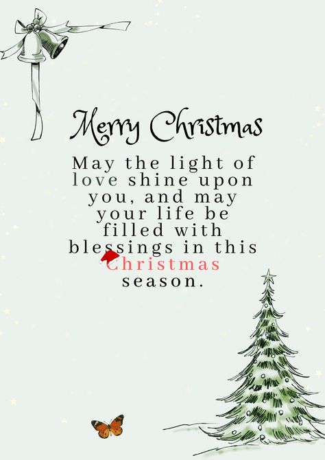 May the #light of #love #shine upon you, and may your #life be filled with #blessings in this #Christmas #season. Merry Christmas Blessings, Best Christmas Wishes, Xmas Drawing, Merry Christmas Message, Unique Christmas Cards, Christmas Poems, Good Memories, Merry Christmas Images, Christmas Blessings