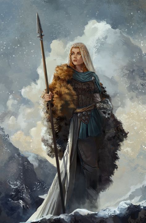 Nature Cleric, Viking Character, Paintings And Drawings, Dungeons And Dragons Characters, Concept Art Character, Fantasy Warrior, Fantasy Inspiration, Sci Fi Art, Dnd Characters