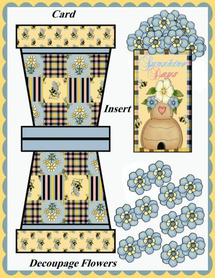 m Decoupage Flowers, Christmas Tree Gif, Free Printable Envelopes, 8 Mart, Side Edges, 3d Decoupage, The Fold Line, Image 3d, Shaped Cards