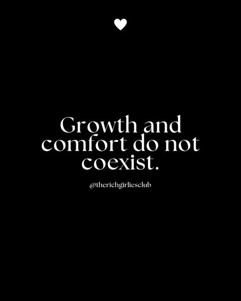 Growth and comfort do not coexist ✨ ………………..……… Women Empowerment | Women Empowerment Quotes | Women Quotes Empowering | Women Quotes Strong | Women Quotes Inspirational | Female Empowerment | Female Empowerment Quotes | Success Quotes | Successful Women | Success Quotes Motivational Strong Empowered Women, Shes Back Quotes, Empowering Quotes Women, Quotes About Resistance, Women’s Quotes, Strongest Women Quotes, Feminist Quotes Empowering, Strong Power Women Quotes, Strong Personality Quotes